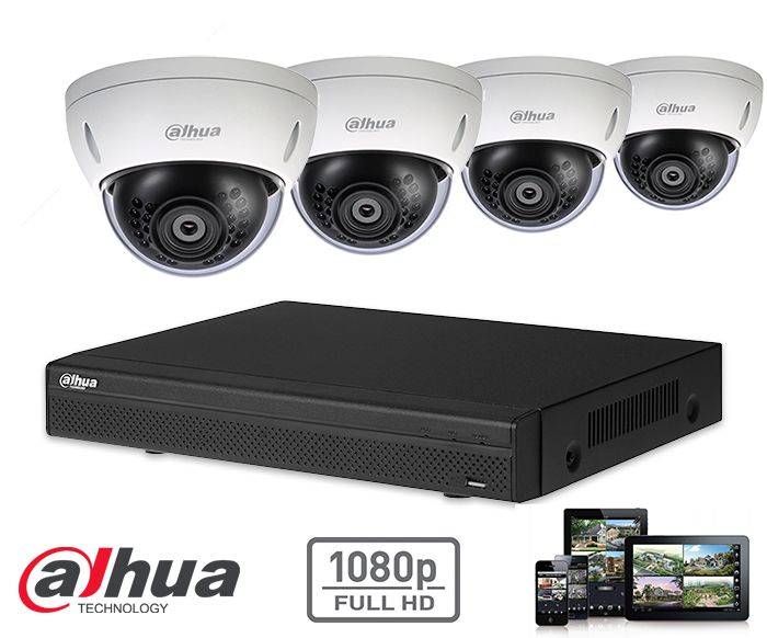 2MP 4 Kameralı Set Dahua HAC-T1A21P-0360B 