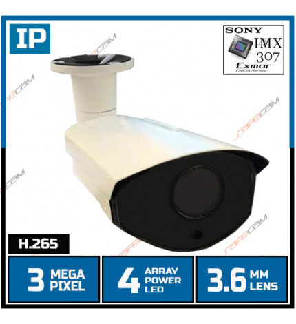 SAFECAM IC-9688 3MP IP IMX307 SPACE KASA H265