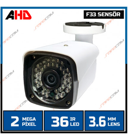 Safecam pm 8116 2 mp 36 led ahd kamera 